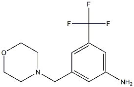 3-(吗啉甲基)-5-(三氟甲基)苯胺,503160-35-8,结构式