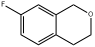 7-FLUORO-3,4-DIHYDRO-1H-2-BENZOPYRAN 化学構造式