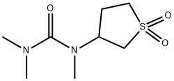 N-(1,1-dioxidotetrahydro-3-thienyl)-N,N,N-trimethylurea 化学構造式