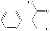 Benzeneacetic acid, a-(chloromethyl)- Structure