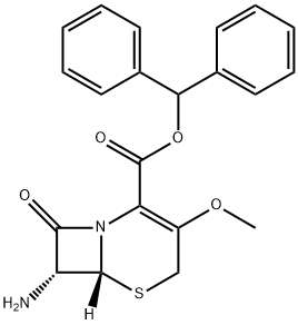 (6R,7R)-benzhydryl 7-amino-3-methoxy-8-oxo-5-thia-1-azabicyclo[4.2.0]oct-2-ene-2-carboxylate|(6R,7R)-二苯甲基 7-氨基-3-甲氧基-8-氧亚基-5-硫杂-1-氮杂二环[4.2.0]辛-2-烯-2-甲酸基酯