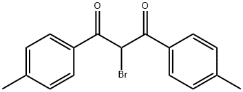 2-bromo-1,3-bis(4-methylphenyl)propane-1,3-dione Structure