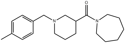 azepan-1-yl[1-(4-methylbenzyl)piperidin-3-yl]methanone Struktur