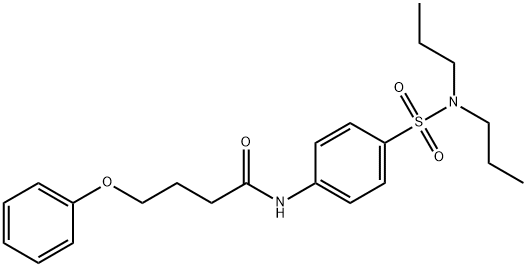 524686-06-4 N-[4-(dipropylsulfamoyl)phenyl]-4-phenoxybutanamide
