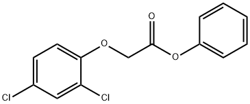 Acetic acid, (2,4-dichlorophenoxy)-, phenyl ester,5253-44-1,结构式