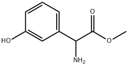 Amino-(3-hydroxy-phenyl)-acetic acid methyl ester Structure