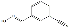 3-[(E)-hydroxyiminomethyl]benzonitrile 结构式