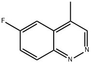 6-Fluoro-4-methyl-cinnoline Struktur