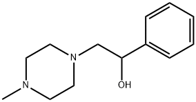 2-(4-METHYL-1-PIPERAZINYL)-1-PHENYLETHANOL 结构式