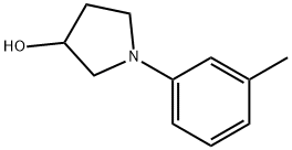 1-m-Tolyl-pyrrolidin-3-ol Struktur