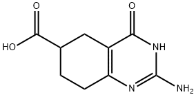 2-AMINO-4-OXO-3,4,5,6,7,8-HEXAHYDROQUINAZOLINE-6-CARBOXYLIC ACID Structure