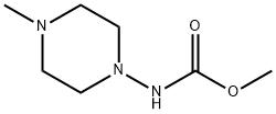 methyl (4-methylpiperazin-1-yl)carbamate Structure