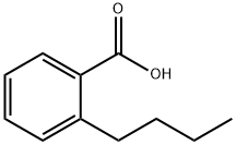 Benzoic acid, 2-butyl- Struktur