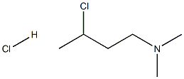 3-Chloro-N,N-dimethyl-butylamine Hydrochloride Structure