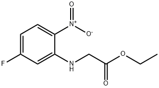 ethyl 2-((5-fluoro-2-nitrophenyl)amino)acetate Structure