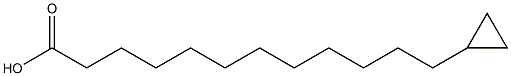 Cyclopropanedodecanoic acid Structure