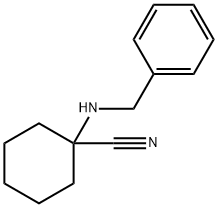1-(N-benzylamino)-1-cyanocyclohexane Struktur