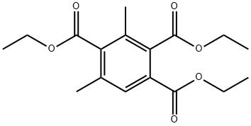 1,2,4-Benzenetricarboxylic acid, 3,5-dimethyl-, 1,2,4-triethyl ester,56863-77-5,结构式