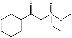Phosphonic acid, (2-cyclohexyl-2-oxoethyl)-, dimethyl ester Structure