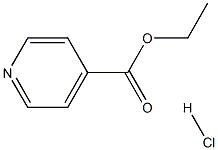 4-Pyridinecarboxylic acid, ethyl ester, hydrochloride Struktur