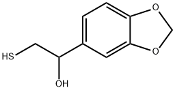 1-(2H-1,3-benzodioxol-5-yl)-2-sulfanylethan-1-ol Struktur