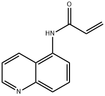 N-(QUINOLIN-5-YL)PROP-2-ENAMIDE 化学構造式