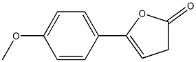 5-(4-methoxyphenyl)-3H-furan-2-one Struktur