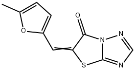 (5E)-5-[(5-methylfuran-2-yl)methylidene]-[1,3]thiazolo[3,2-b][1,2,4]triazol-6-one 结构式