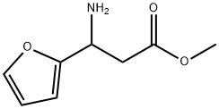 3-氨基-3-(呋喃-2-基)丙酸甲酯,618109-87-8,结构式