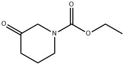 1-Piperidinecarboxylic acid, 3-oxo-, ethyl ester,61995-19-5,结构式