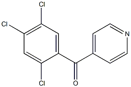 Methanone,4-pyridinyl(2,4,5-trichlorophenyl)- Struktur