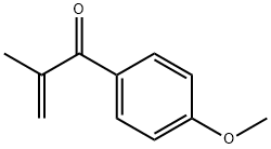 2-Propen-1-one, 1-(4-methoxyphenyl)-2-methyl- Struktur