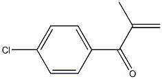 2-Propen-1-one, 1-(4-chlorophenyl)-2-methyl-, 6230-73-5, 结构式