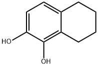 1,2-Naphthalenediol, 5,6,7,8-tetrahydro- Structure