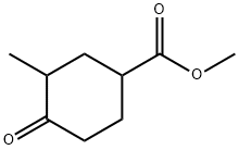 METHYL 3-METHYL-4-OXOCYCLOHEXANECARBOXYLATE Structure