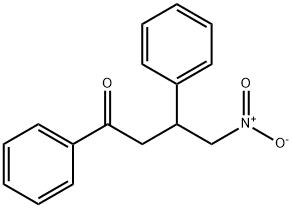 4-硝基-1,3-二苯基-1-丁酮 结构式