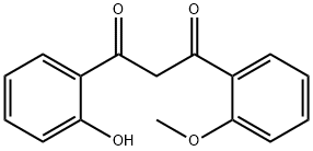 1-(2-羟基苯基)-3-(2-甲氧基苯基)丙烷-1,3-二酮,6310-45-8,结构式