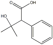 Benzeneaceticacid, a-(1-hydroxy-1-methylethyl)- Struktur