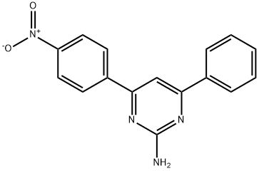 4-(4-nitrophenyl)-6-phenylpyrimidin-2-amine Structure