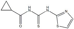 N-[(1,3-thiazol-2-ylamino)carbonothioyl]cyclopropanecarboxamide,642976-39-4,结构式