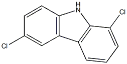9H-Carbazole, 1,6-dichloro- Struktur
