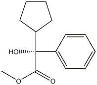 Methyl (R)-(-)-cyclopentylmandelate Struktur