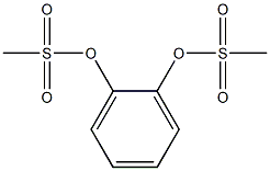 1,2-Benzenediol,1,2-dimethanesulfonate Structure