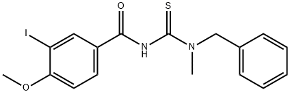 N-{[benzyl(methyl)amino]carbonothioyl}-3-iodo-4-methoxybenzamide Structure