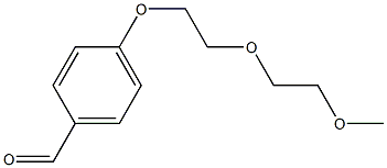 Benzaldehyde, 4-[2-(2-methoxyethoxy)ethoxy]-,64994-51-0,结构式