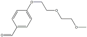 Benzaldehyde, 4-[2-(2-methoxyethoxy)ethoxy]- 结构式