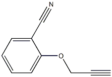 Benzonitrile, 2-(2-propynyloxy)- Struktur