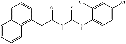 N-{[(2,4-dichlorophenyl)amino]carbonothioyl}-2-(1-naphthyl)acetamide,658069-88-6,结构式