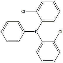 Phosphine, bis(2-chlorophenyl)phenyl-,66185-98-6,结构式