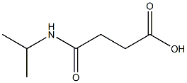 3-(propan-2-ylcarbamoyl)propanoic acid 化学構造式